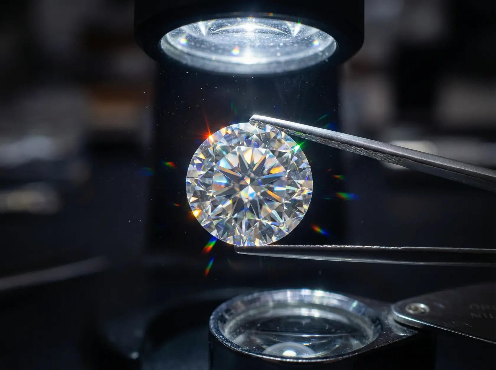 钻石火彩慢镜头 - 女神视频